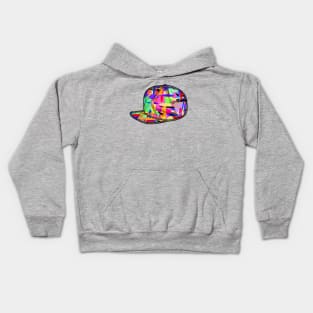 Money Hat - Neon Dollar Sign Kids Hoodie